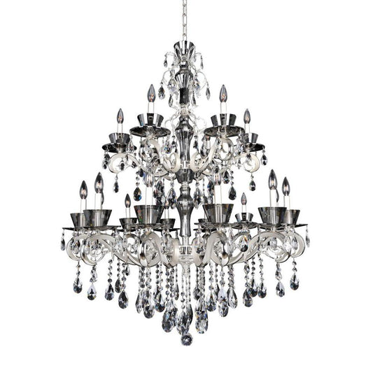 Locatelli 18 Light Chandelier – Crystal+Form Allegri Crystal Lighting