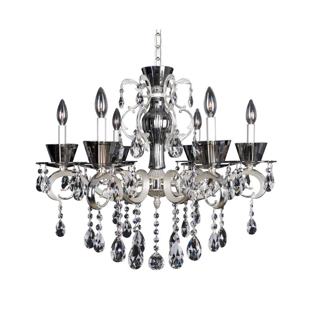 Locatelli 6 Light Chandelier – Crystal+Form Allegri Crystal Lighting
