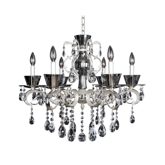 Locatelli 6 Light Chandelier – Crystal+Form Allegri Crystal Lighting