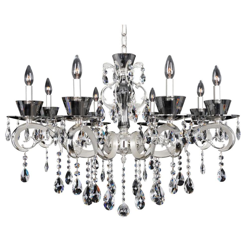 Locatelli 8 Light Chandelier – Crystal+Form Allegri Crystal Lighting