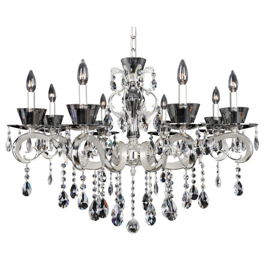 Locatelli 8 Light Chandelier – Crystal+Form Allegri Crystal Lighting