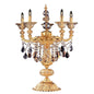 Mendelssohn 5 Light Table Lamp – Crystal+Form Allegri Crystal Lighting