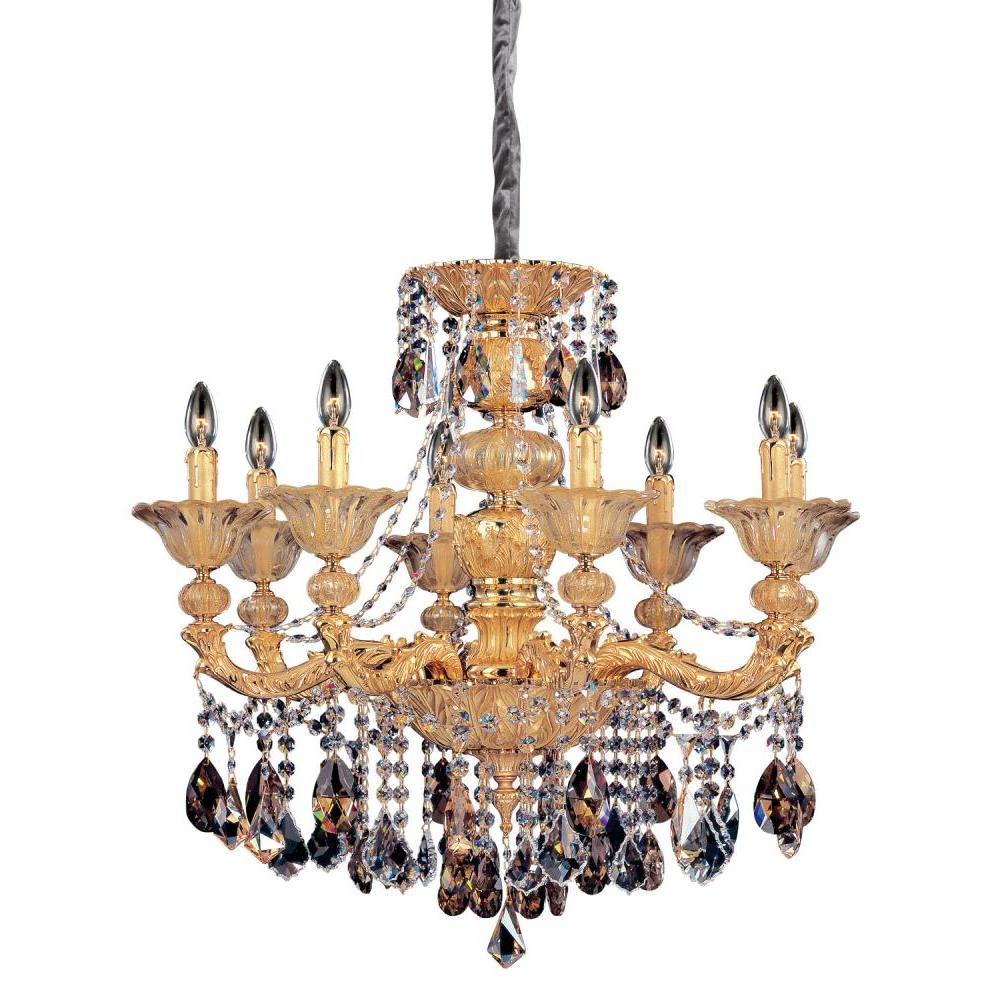 Mendelssohn 8 Light Chandelier – Crystal+Form Allegri Crystal Lighting