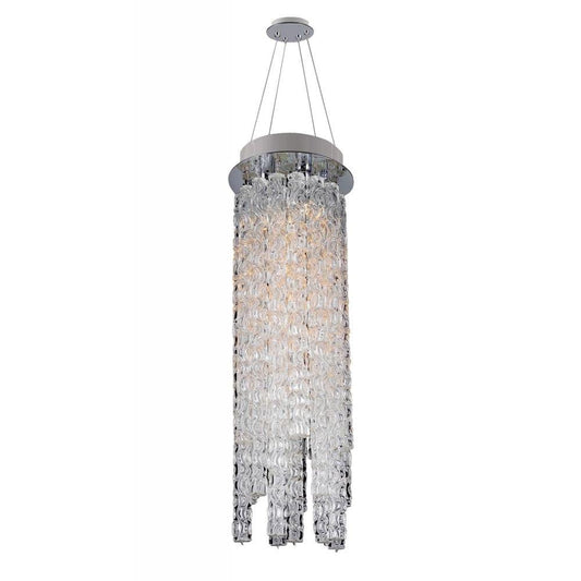 Botticelli 10 Inch Convertible Pendant - Flush Mount – Crystal+Form Allegri Crystal Lighting