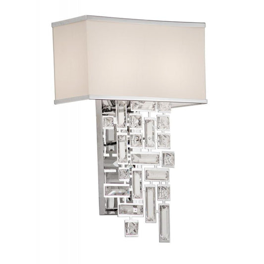 Vermeer 2 Light Wall Bracket – Crystal+Form Allegri Crystal Lighting