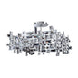 Vermeer 21 Inch Square Pendant – Crystal+Form Allegri Crystal Lighting