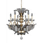Tiepolo 6 Light Chandelier – Crystal+Form Allegri Crystal Lighting