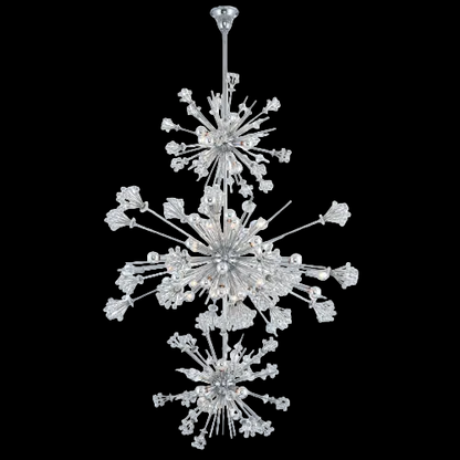 Constellation 50 Light 3 Tier Foyer – Polished Chrome by Allegri Crystal – Crystal+Form Allegri Crystal Lighting