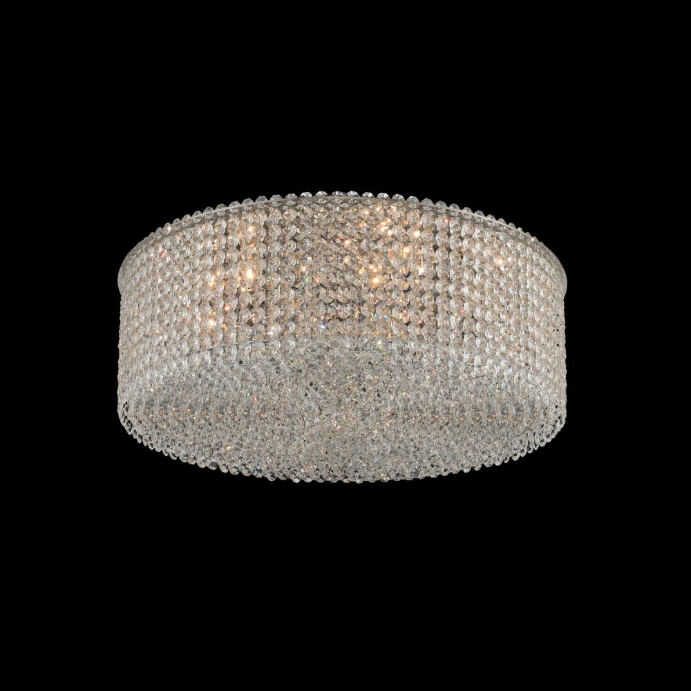 Milieu Metro 22 Inch Flush Mount – Crystal+Form Allegri Crystal Lighting