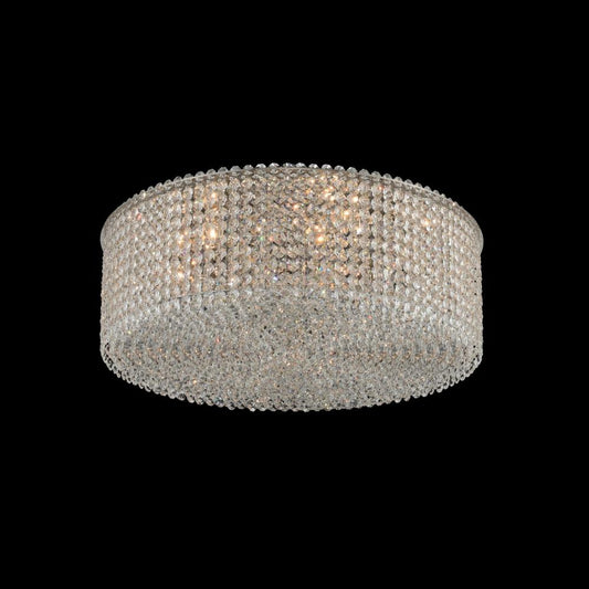 Milieu Metro 22 Inch Flush Mount – Crystal+Form Allegri Crystal Lighting