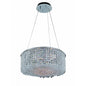 Milieu Metro 18 Inch Pendant - Polished Chrome – Crystal+Form Allegri Crystal Lighting
