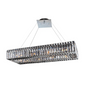 Baguette 30 Inch Rectangular Pendant