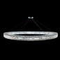 Rondelle 84 inch Luxury Crystal Ring Pendant – Polished Chrome – Crystal+Form Allegri Crystal Lighting