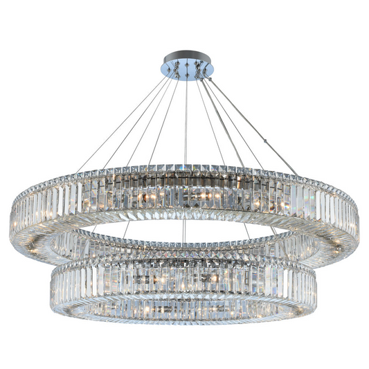 Rondelle (36 + 47) Inch 2 Tier Pendant