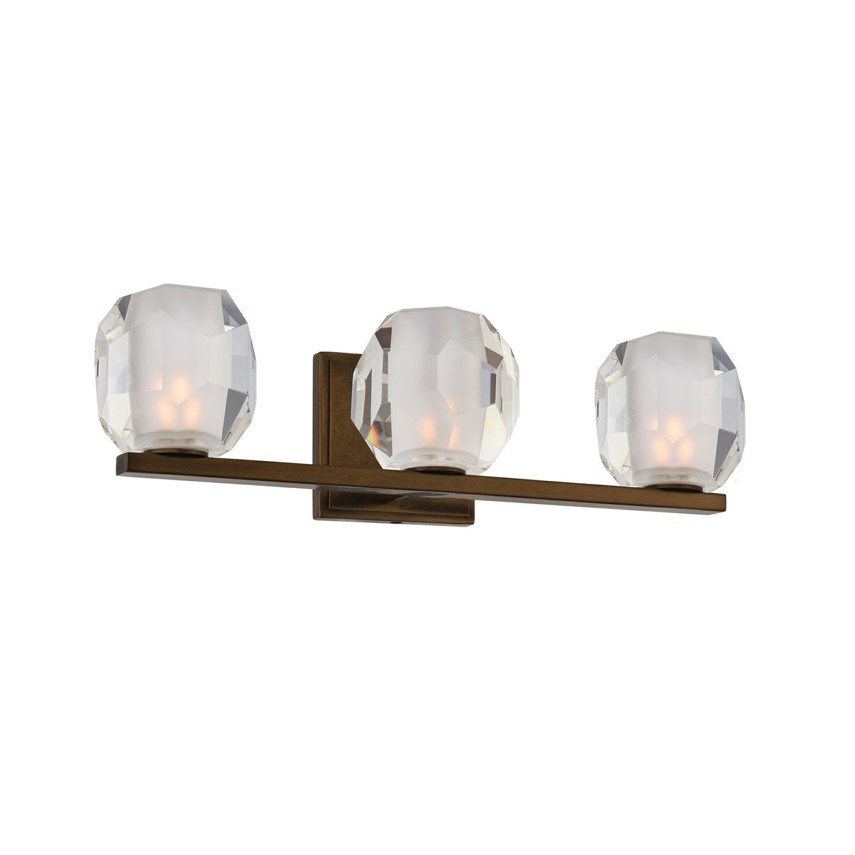 Regent 18-in 3 Light Socket Vintage Bronze Vanity Light