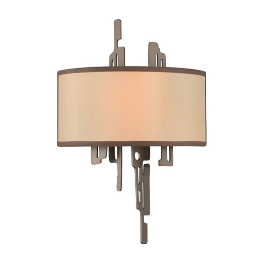 Paragon 15-in 2 Light Socket Gun Metal Wall Sconce