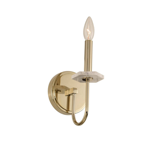 Carrara 12-in 1 Light Socket Champagne Gold Wall Sconce