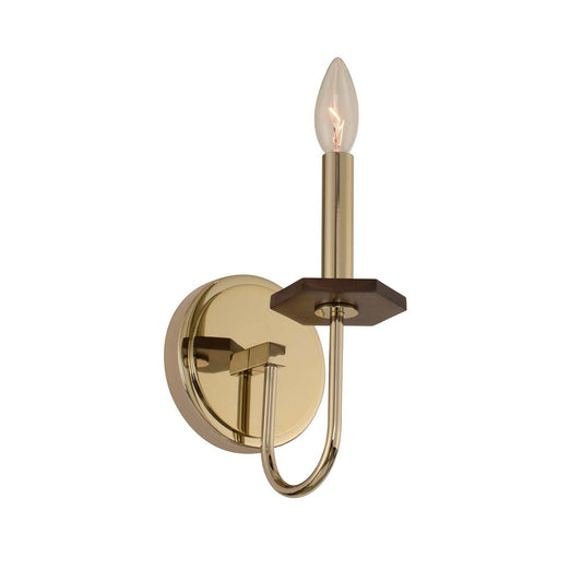 Lassen 12-in 1 Light Socket Champagne Gold Wall Sconce
