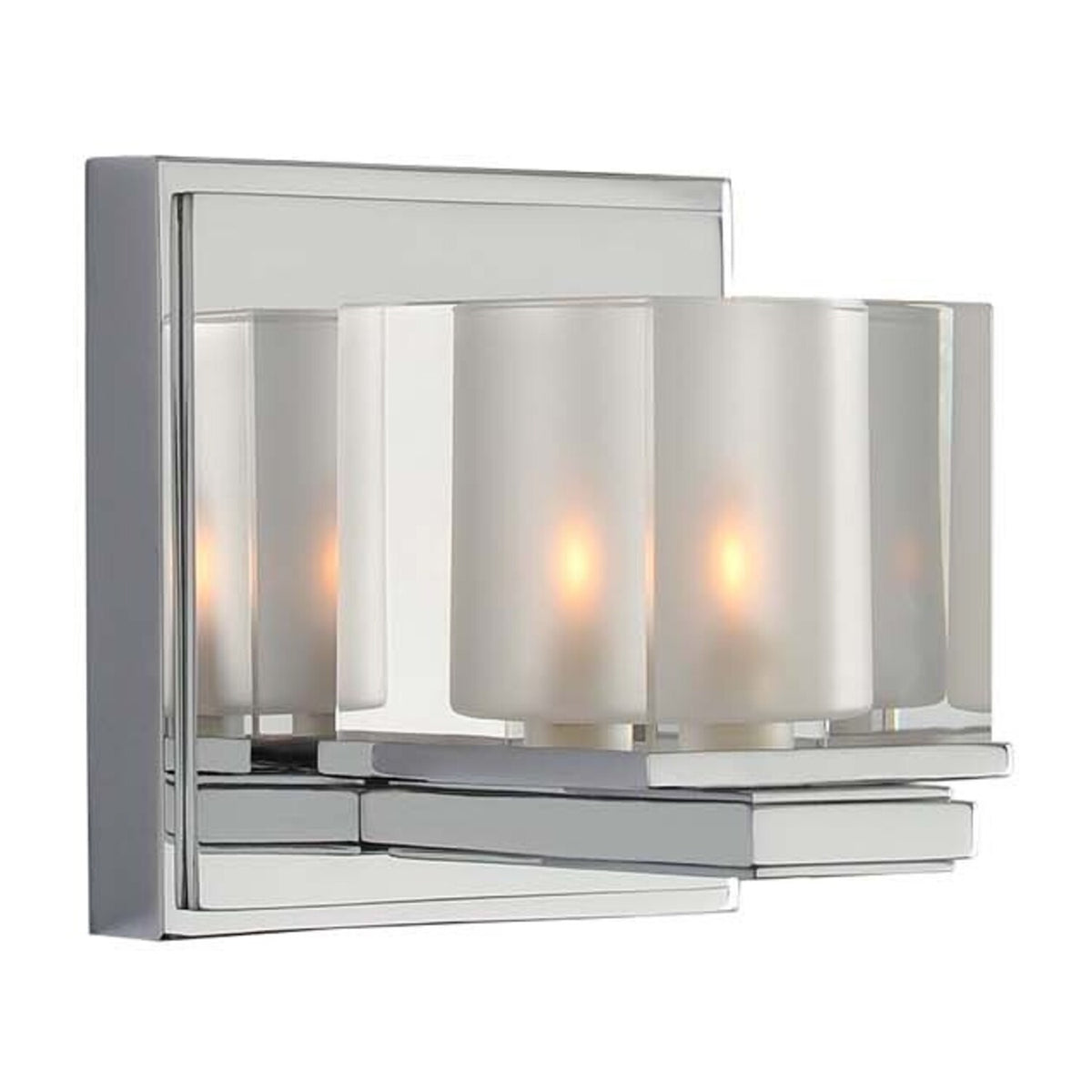 Naples 5-in 1 Light Socket Polished Chrome Bath Wall Sconce
