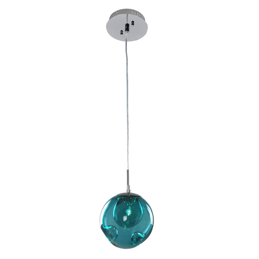 Meteor 6-in 1 Light Socket Polished Chrome Pendant