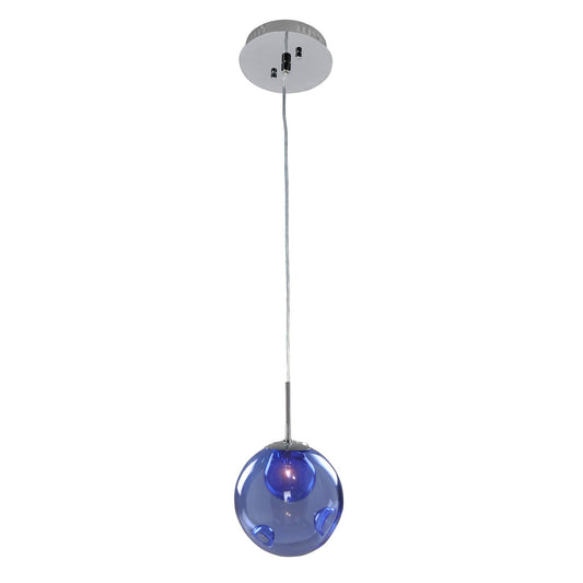 Meteor 6-in 1 Light Socket Polished Chrome Pendant
