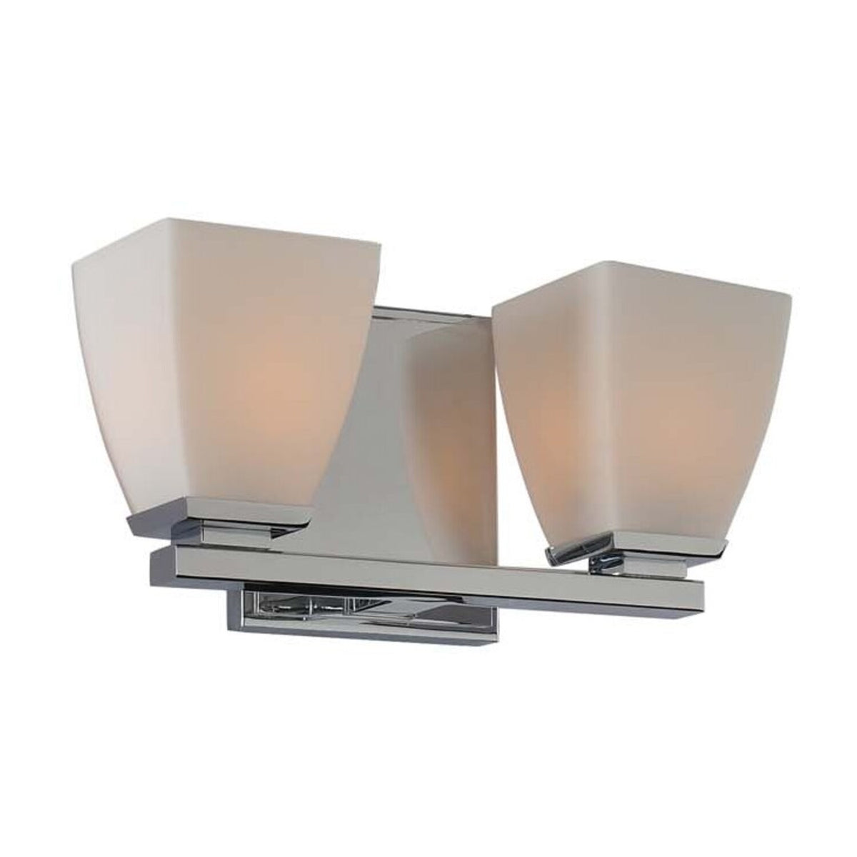 Huntington 11-in 2 Light Socket Polished Chrome Bath Wall Sconce