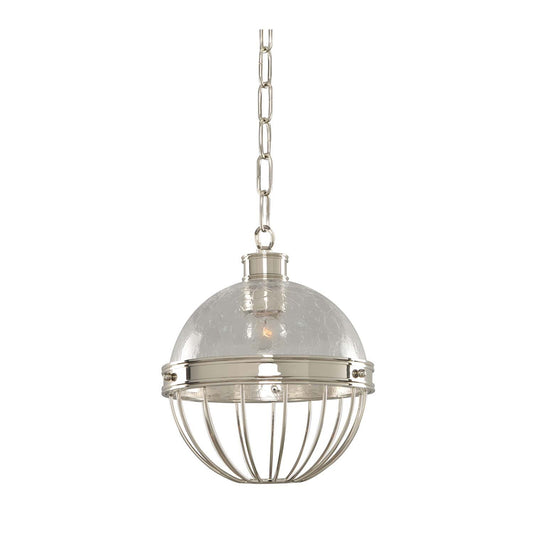Montauk 9-in 1 Light Socket Polished Nickel Pendant
