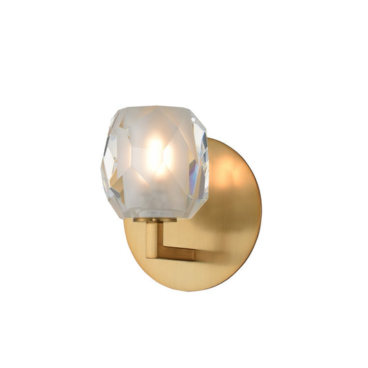 Stella 7-in 1 Light Socket Winter Brass Wall Sconce