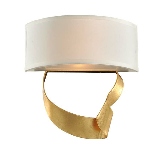 Avalon 12-in 2 Light Socket Roman Gold Wall Sconce