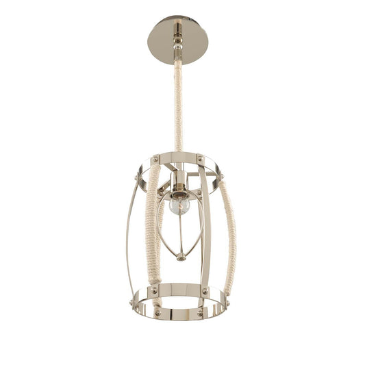 Bradbury 9-in 1 Light Socket Polished Nickel Pendant