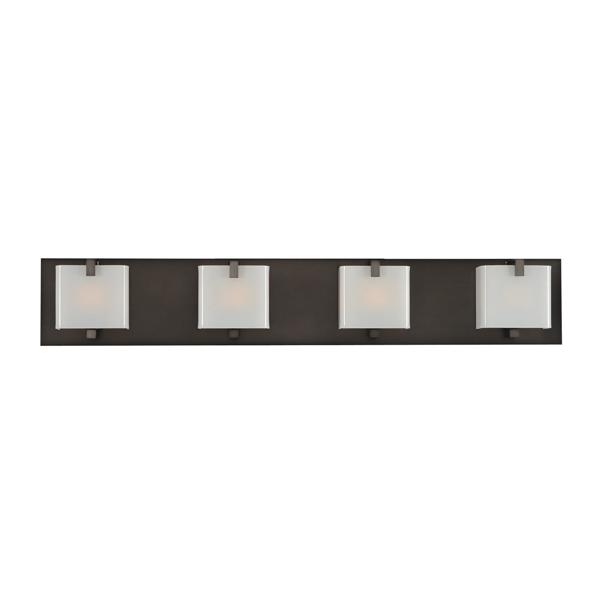 Meridian 30-in 4 Light Socket Brushed Black Nickel Vanity Light