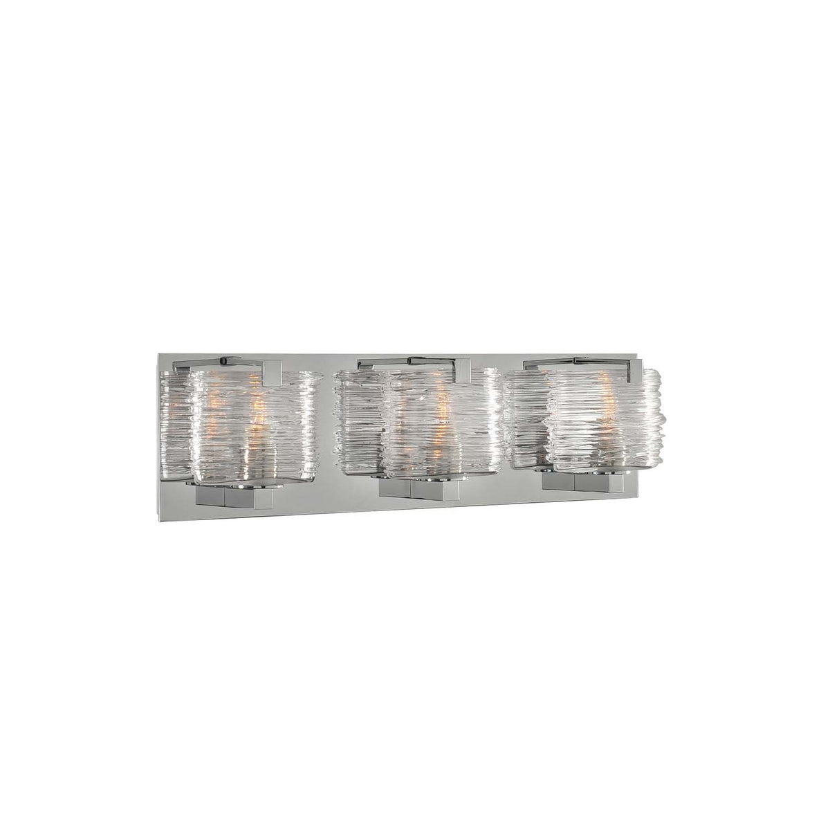 South Bay 19-in 3 Light Socket Polished Chrome Vanity Light