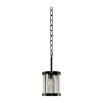Essex 5.5-in 1 Light Socket Sienna Bronze Pendant