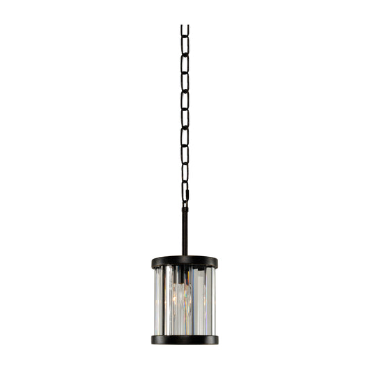 Essex 5.5-in 1 Light Socket Sienna Bronze Pendant
