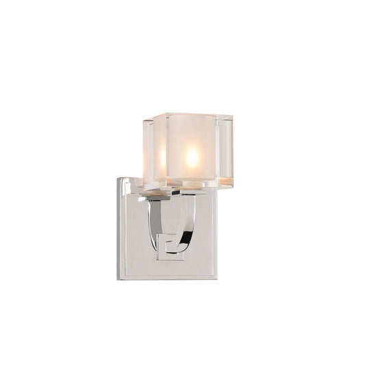 Arcata 7-in 1 Light Socket Polished Chrome Wall Sconce