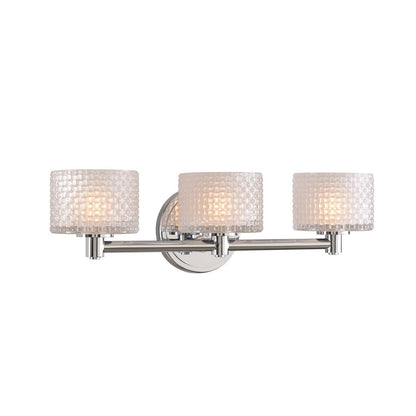 Willow 19-in 3 Light Socket Polished Chrome Vanity Light