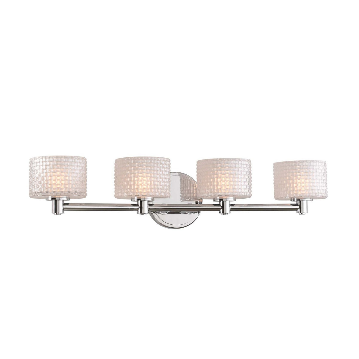 Willow 26-in 4 Light Socket Polished Chrome Vanity Light