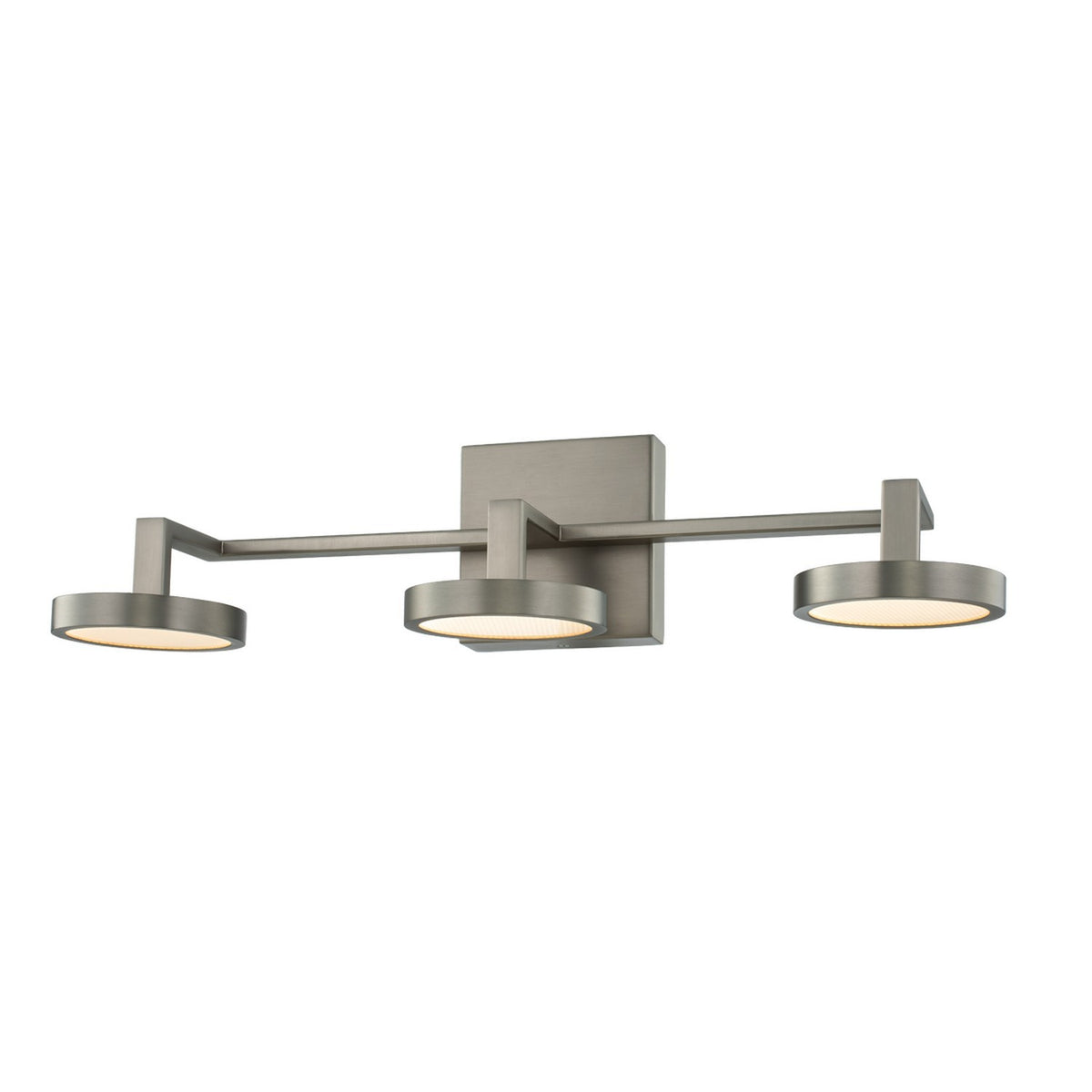 Eaton 21-in 3 Light LED Satin Nickel Vanity Light