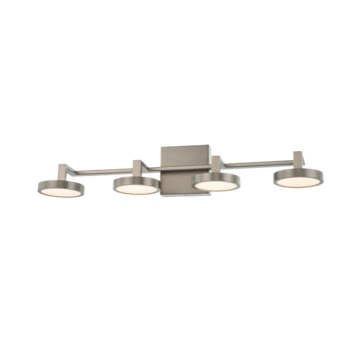 Eaton 26-in 4 Light LED Satin Nickel Vanity Light