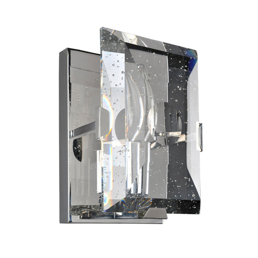 Giada 7-in 1 Light Socket Polished Stainless Steel Wall Sconce