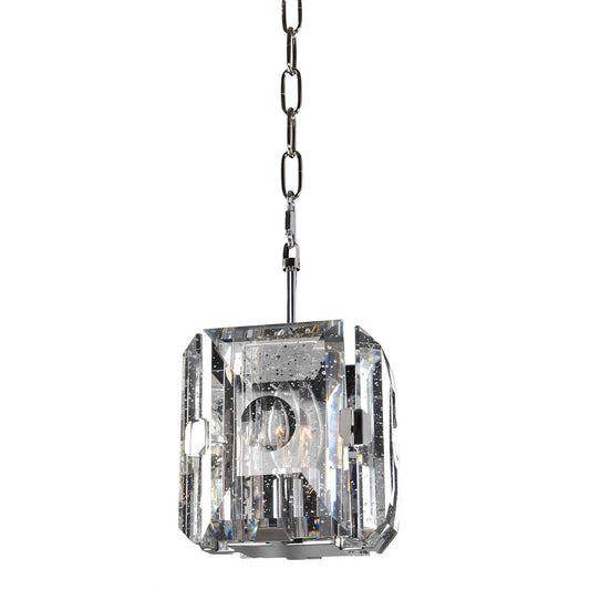 Giada 10-in 1 Light Socket Polished Stainless Steel Pendant
