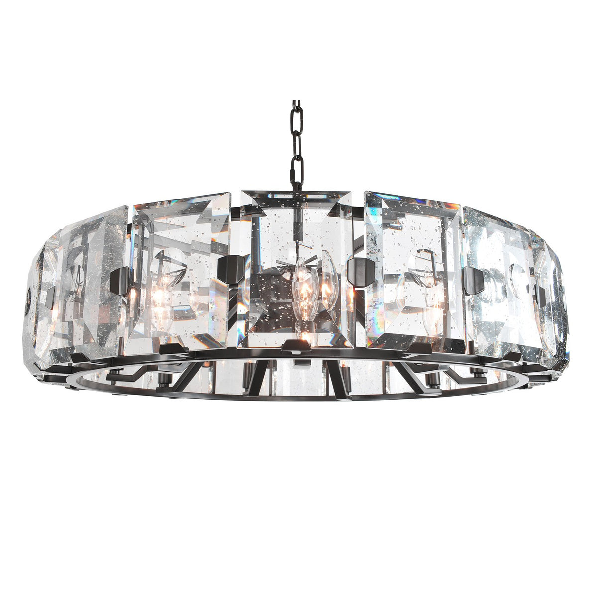 Giada 30-in 9 Light Socket Dark Bronze Chandelier
