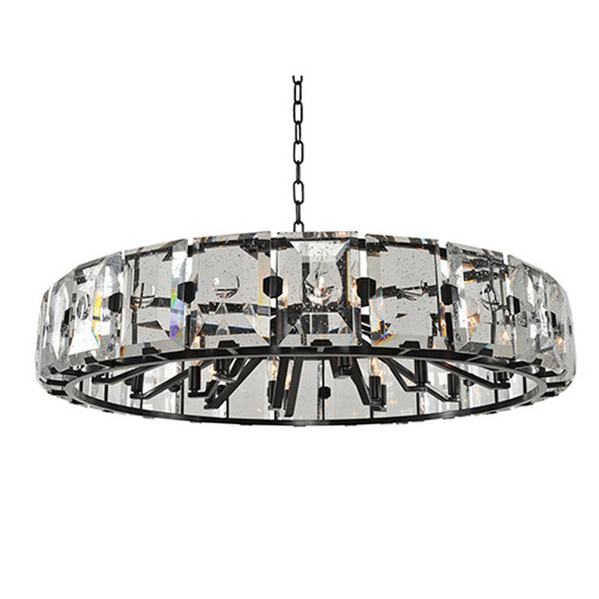 Giada 39-in 18 Light Socket Dark Bronze Chandelier