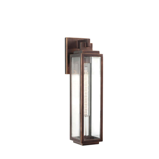 Chester Outdoor 20-in 1 Light Socket Copper Patina Outdoor Wall Sconce