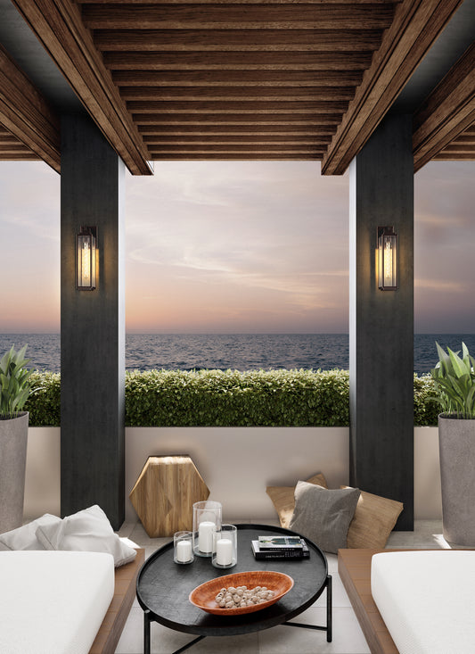 Chester Outdoor 20-in 1 Light Socket Copper Patina Outdoor Wall Sconce
