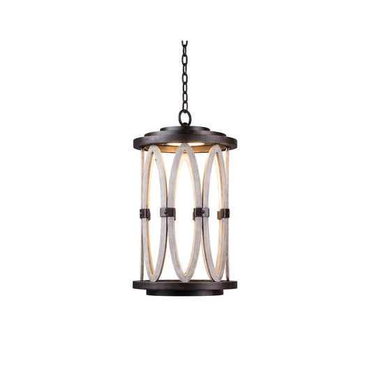 Belmont Outdoor 13-in 1 Light LED Florence Gold Outdoor Pendant