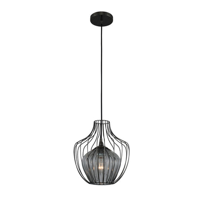 Emilia 12-in 1 Light Socket Chemical Stainless Steel Pendant