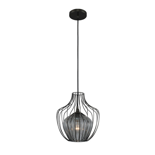 Emilia 12-in 1 Light Socket Chemical Stainless Steel Pendant