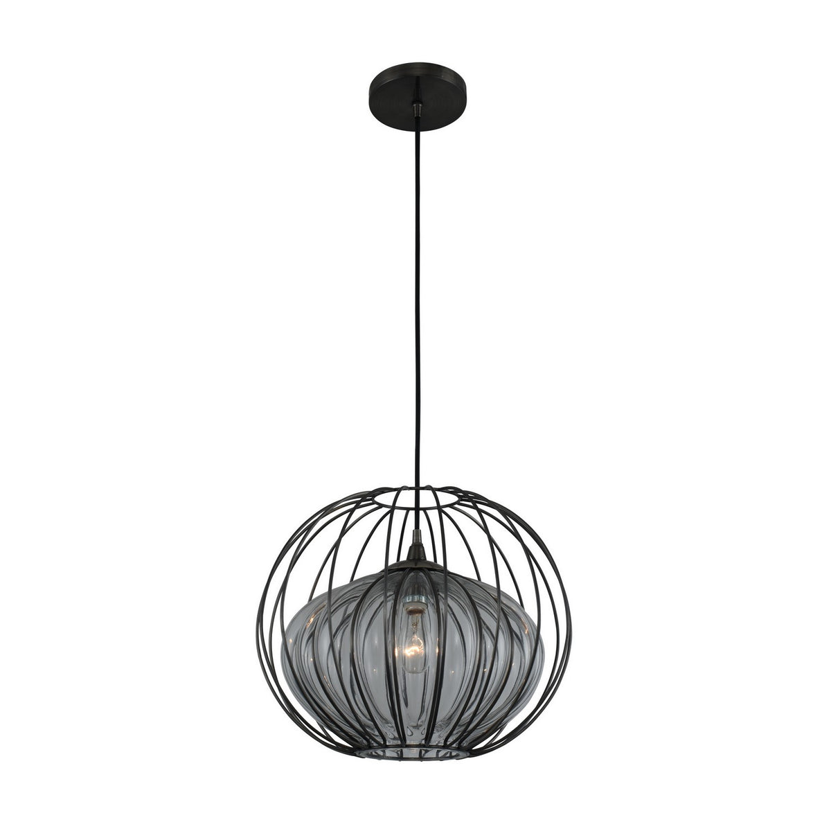 Emilia 15-in 1 Light Socket Chemical Stainless Steel Pendant
