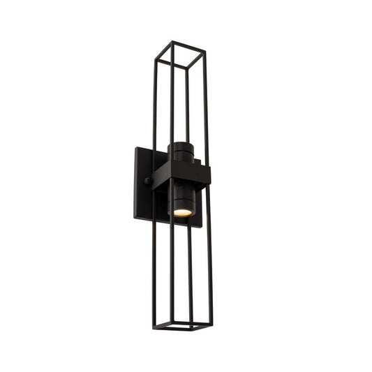 Eames 19-in 2 Light LED Matte Black Outdoor Wall Sconce